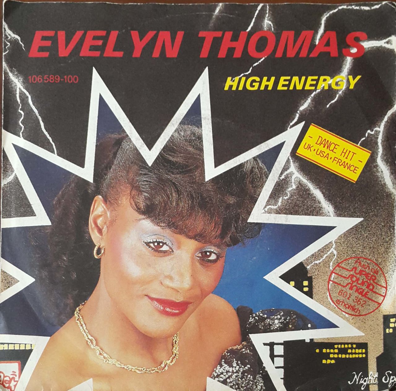 Evelyn Thomas Nigh Energy 45lik Plak