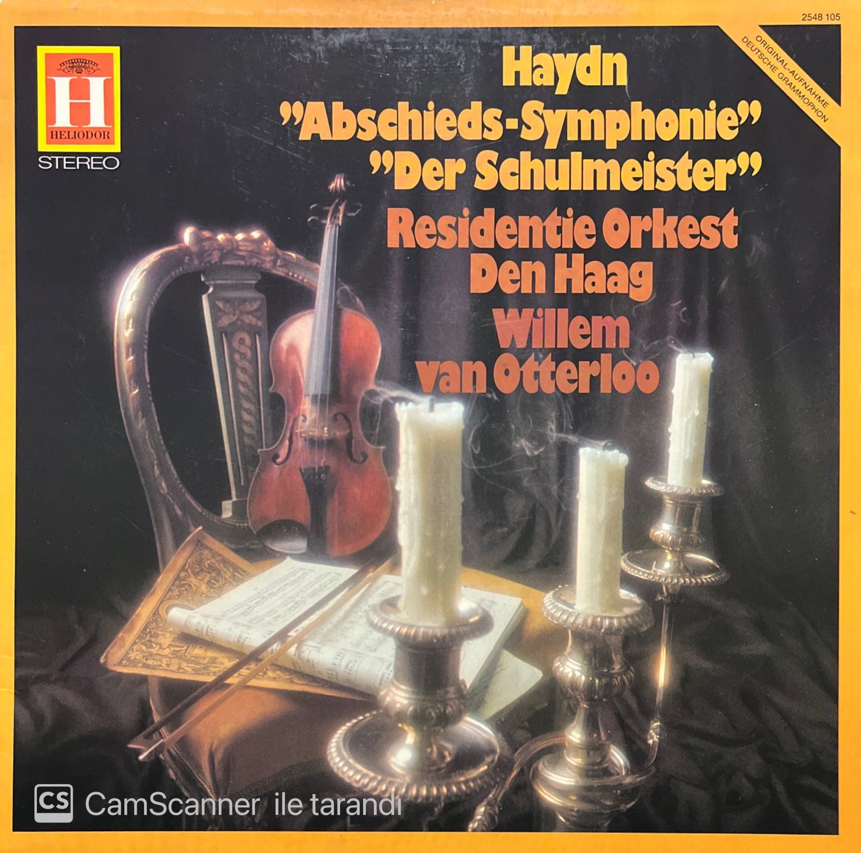 Haydn Abschieds Symphonie LP Plak