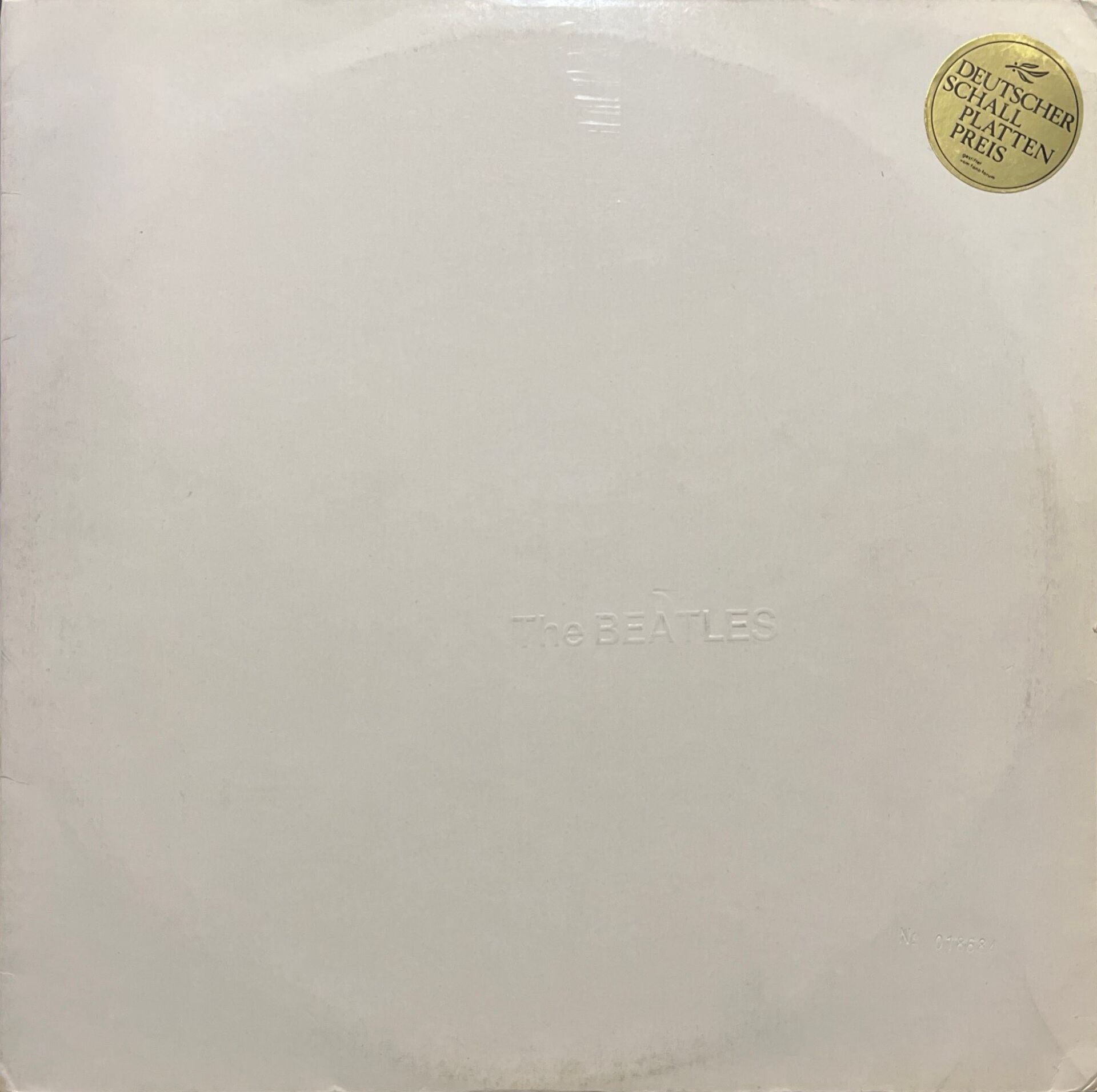 The Beatles White Double LP Plak