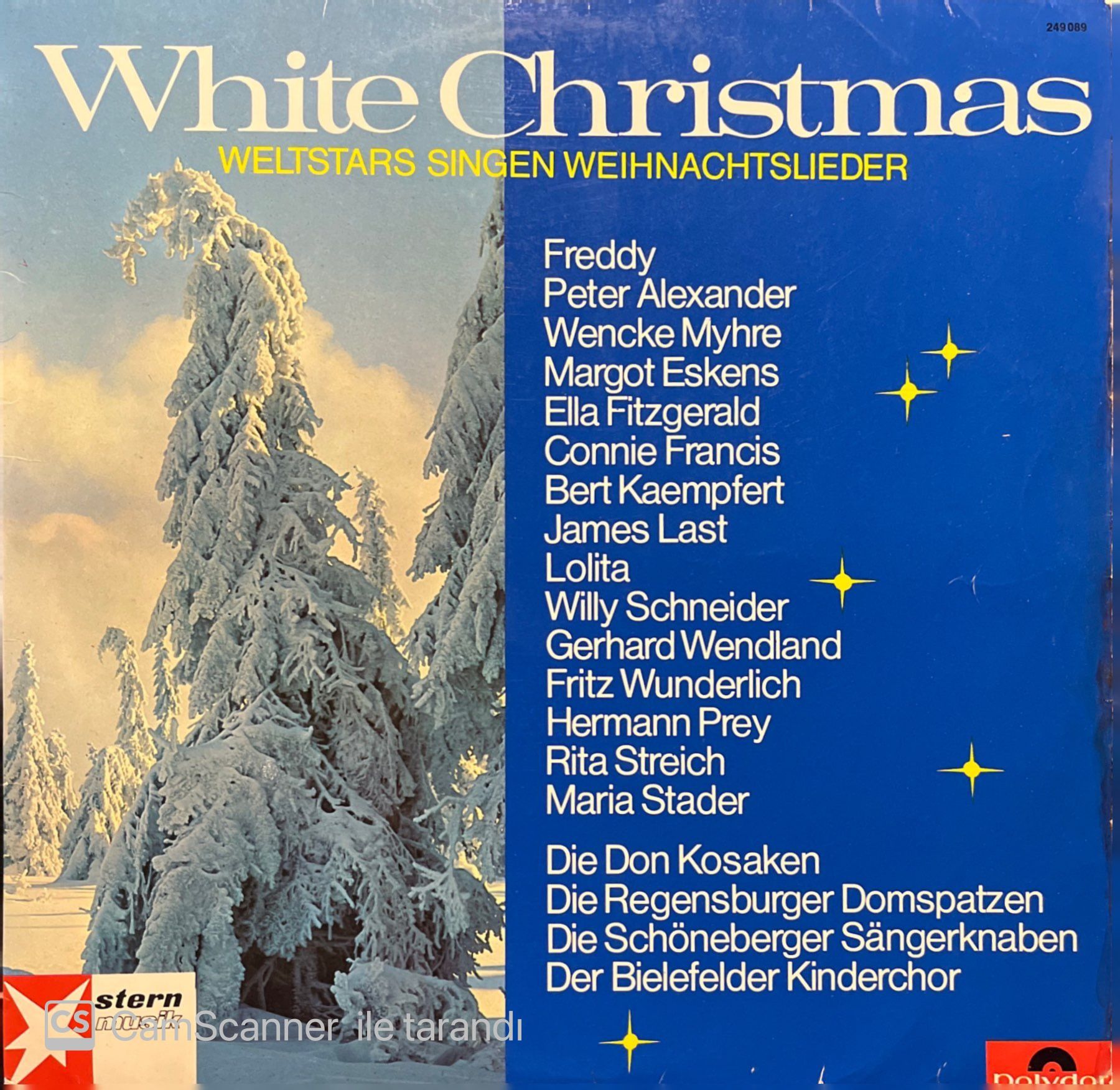White Christmas Weltstars Singen Weihnachtslieder LP Plak