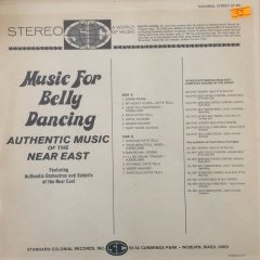 Music For Belly Dancing LP Plak