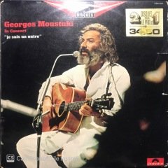 Georges Moustaki In Concert Double LP Plak