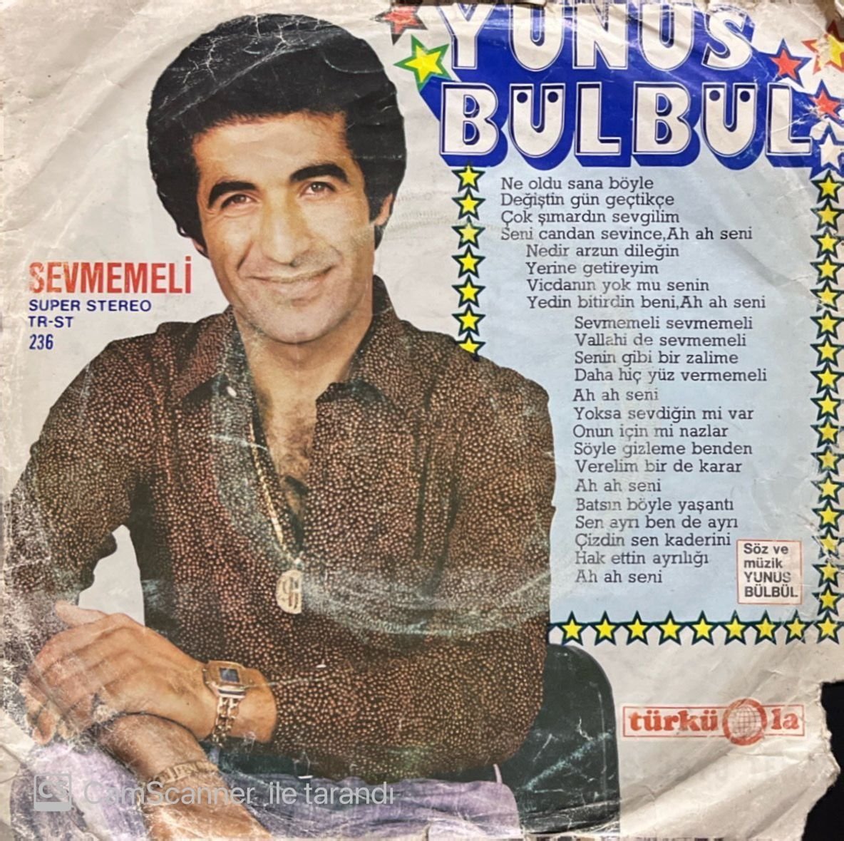 Yunus Bülbül Sevmemeli 45lik Plak