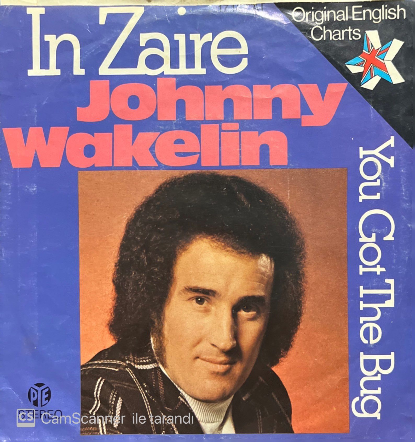 Johnny Wakelin In Zaire 45lik Plak