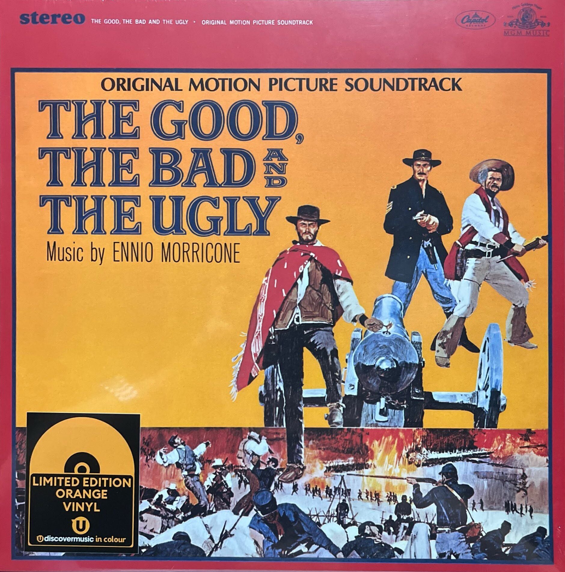 Ennio Morricone The Good, The Bad And The Ugly (Limited Edition Orange Vinyl) LP Plak