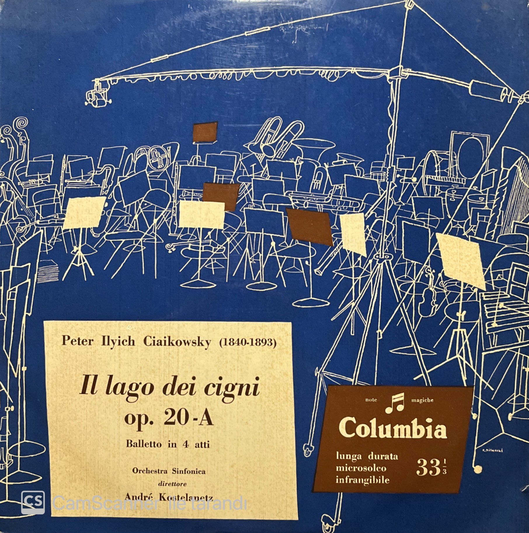 P. Tchaikovsky Il Lago Dei Cigni LP Plak