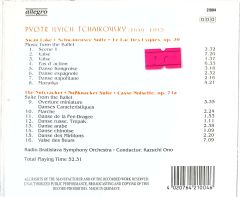 Tchaikowsky Ballet Music Swan Lake The Nutcracker CD