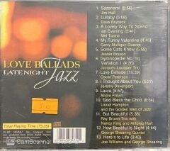 Love Ballads Latenight Jazz Unoffical CD