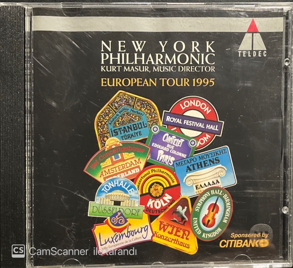 New York Philarmonic Kurt Masur European Tour 1995 CD