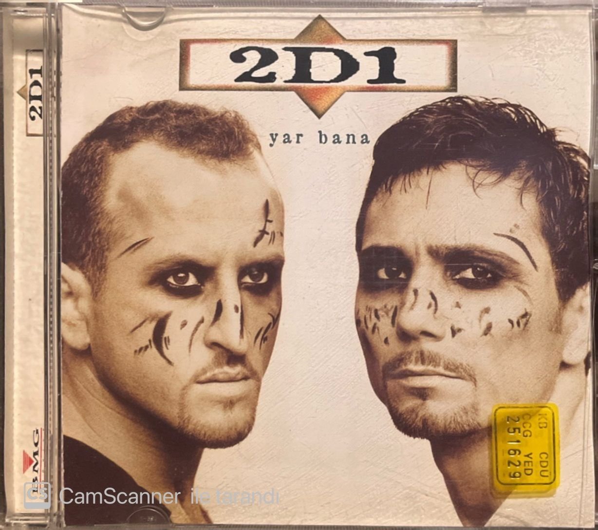 2D1 Yar Bana Sarı Bandrollü CD