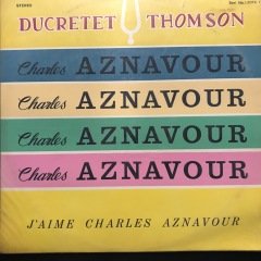 Charles Aznavour Ducretet Thomson LP Plak