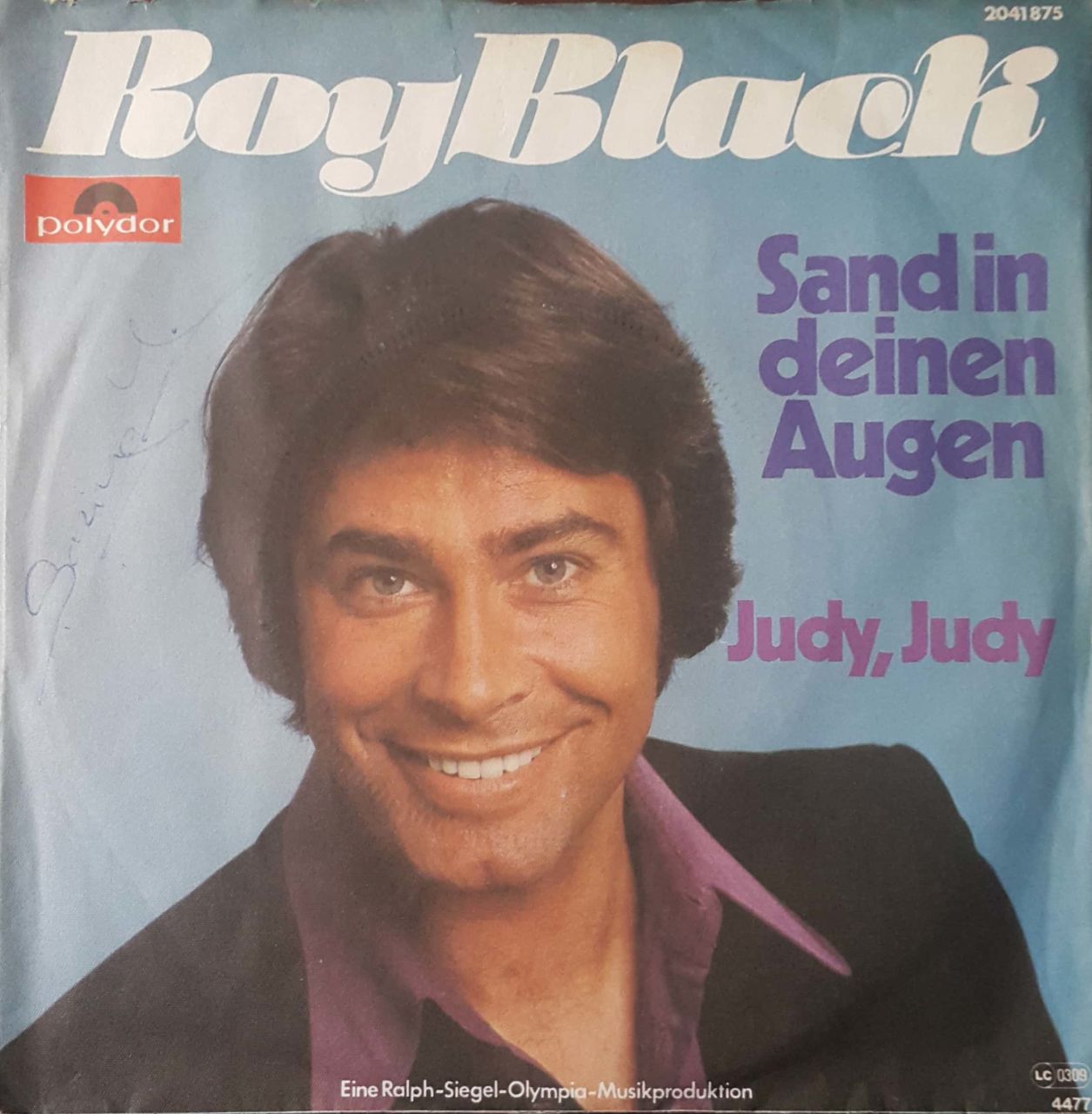 Roy Black Sand In Deinen Augen 45lik Plak