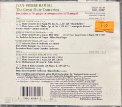 Jean Pierre Rampal The Great Flute Concertos Double CD