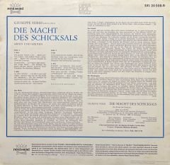 Oper Der Welt Die Macht Des Schicksals LP Plak