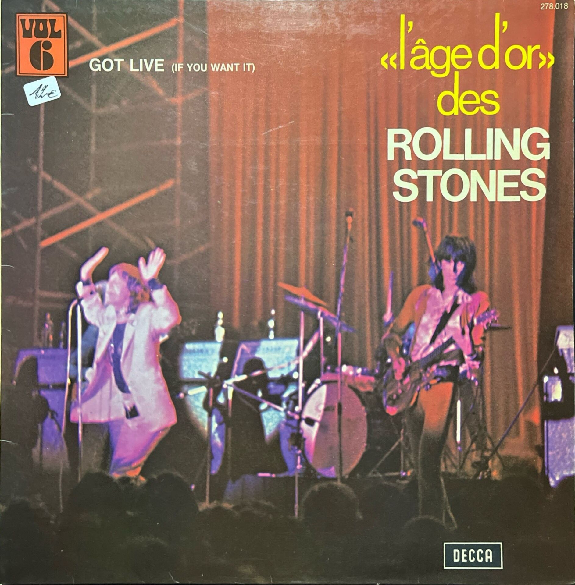 The Rolling Stones L'age D'or Des Vol 6 LP Plak
