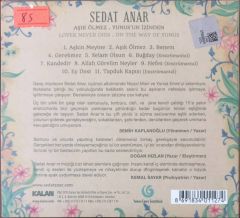 Sedat Anar  Aşık Ölmez Yunusun İzinden CD