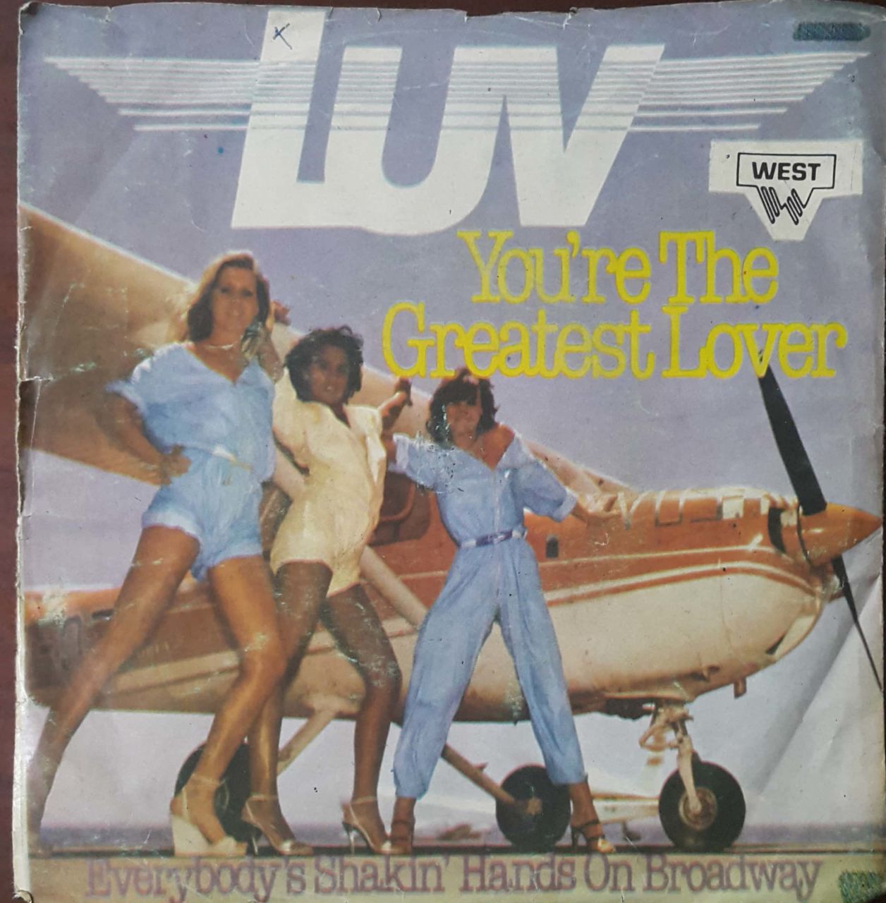 Luv ' You're The Greatest Lover 45lik Plak