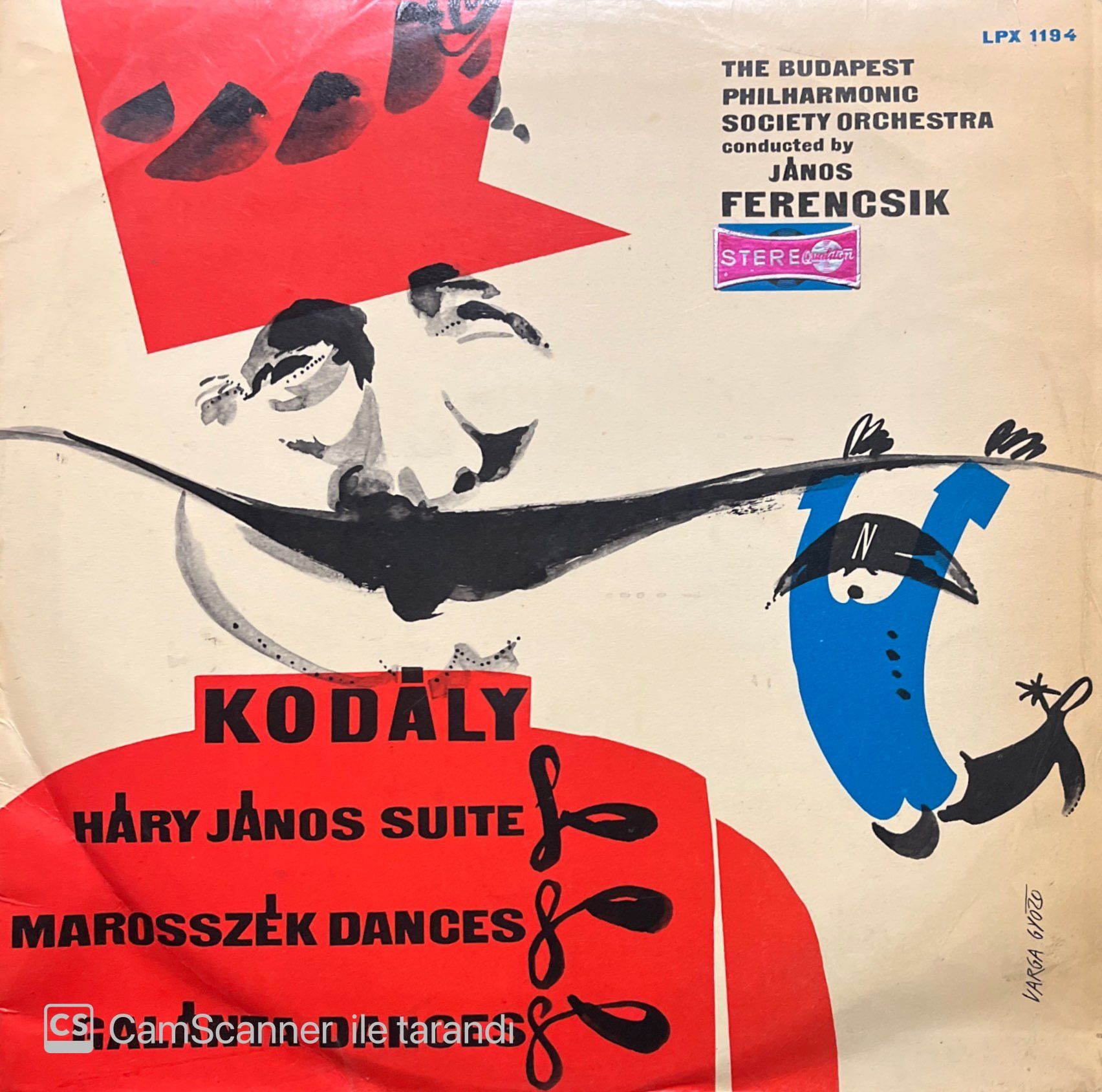 Kodaly Hary Janos Suite LP Plak