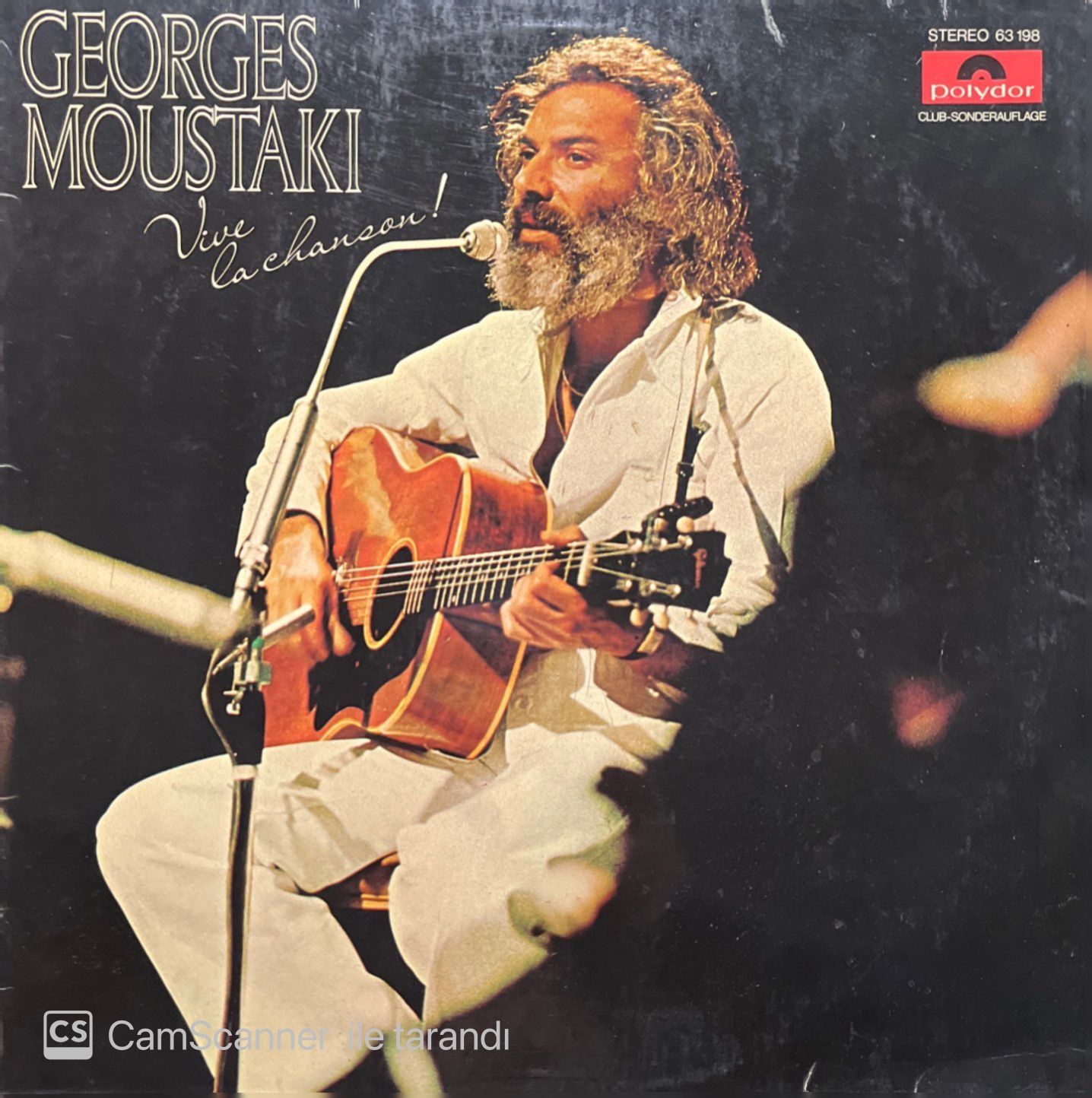 Georges Moustaki Vive La Chanson Le Meteque LP Plak