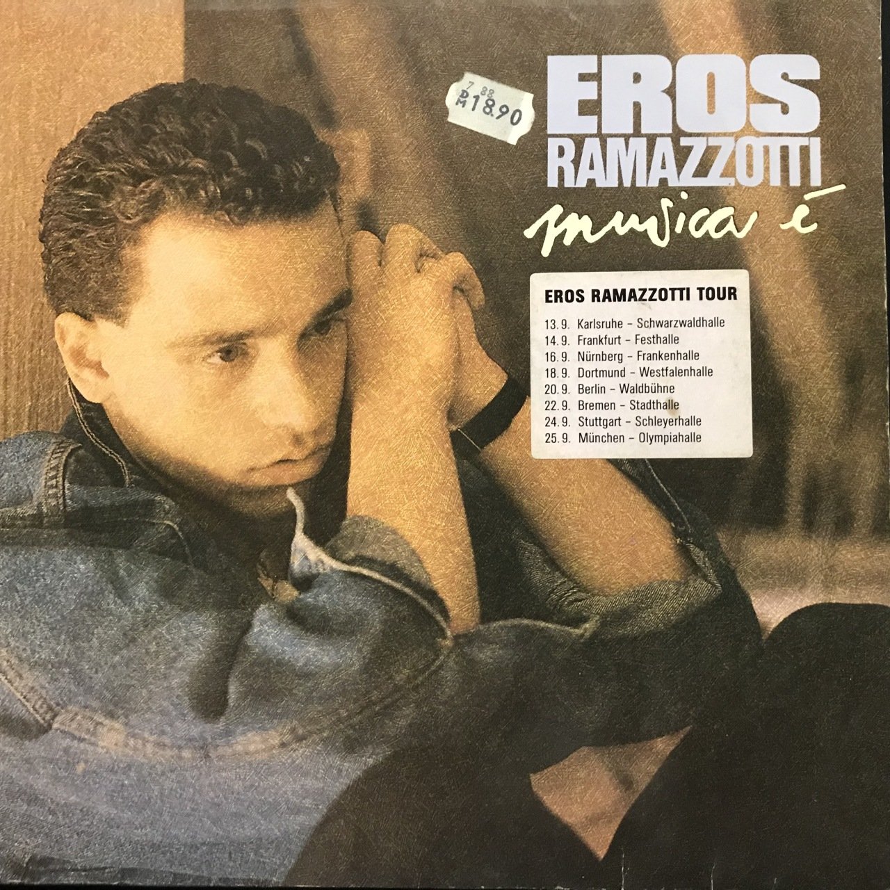 Eros Ramazotti Musica E LP Plak