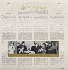 Licia Albanese Operetta And Songs LP Plak