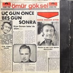 Ömür Göksel Ha Üç Gün Önce, Ha Beş Gün Sonra 45lik Plak