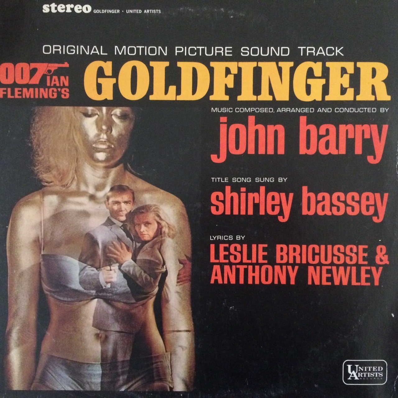 John Barry Goldfinger LP Plak