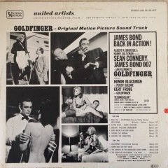 John Barry Goldfinger LP Plak