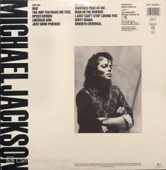 Michael Jackson Bad LP Plak