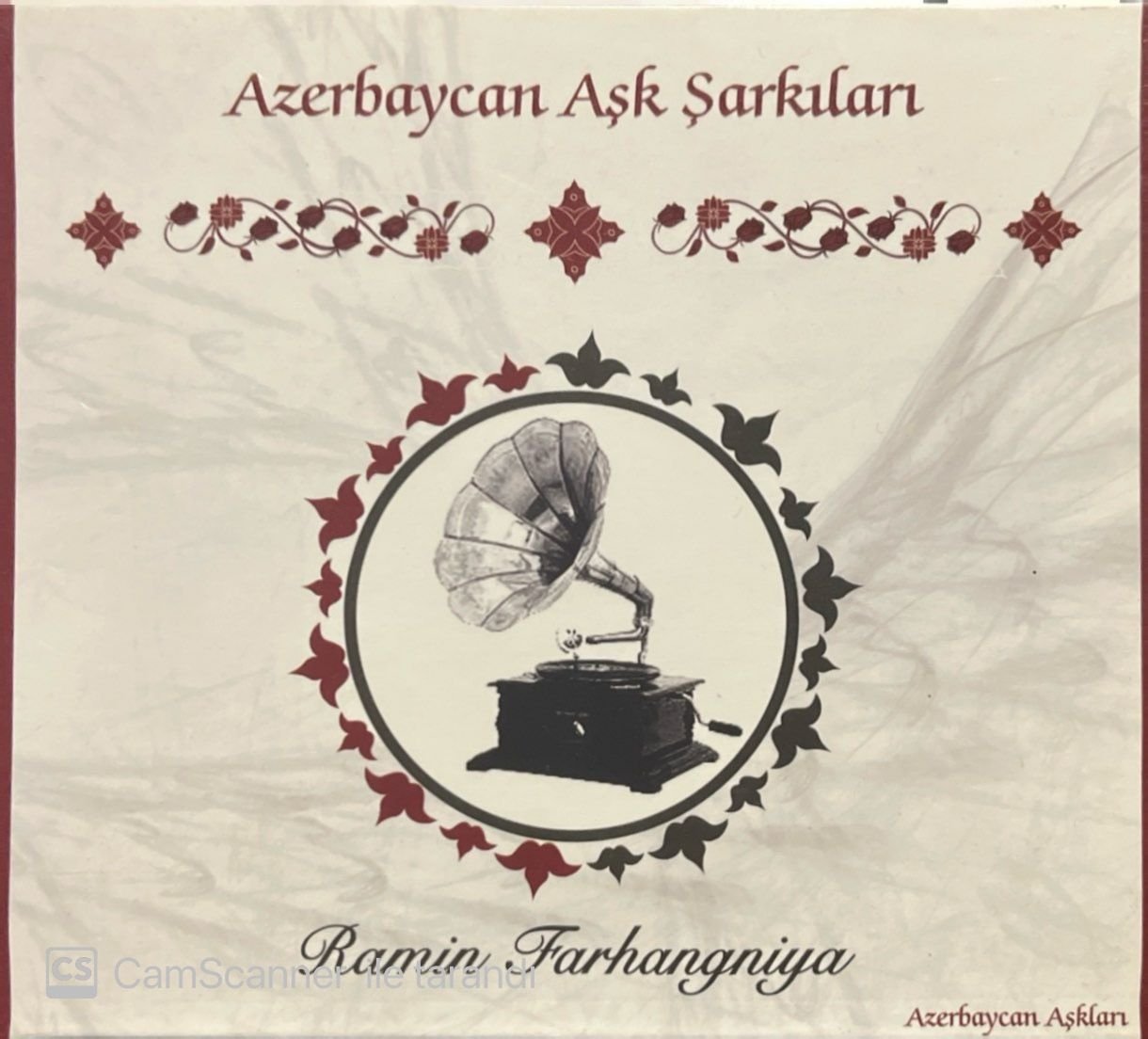 Ramin Farhangniya Azerbaycan Aşk Şarkıları CD