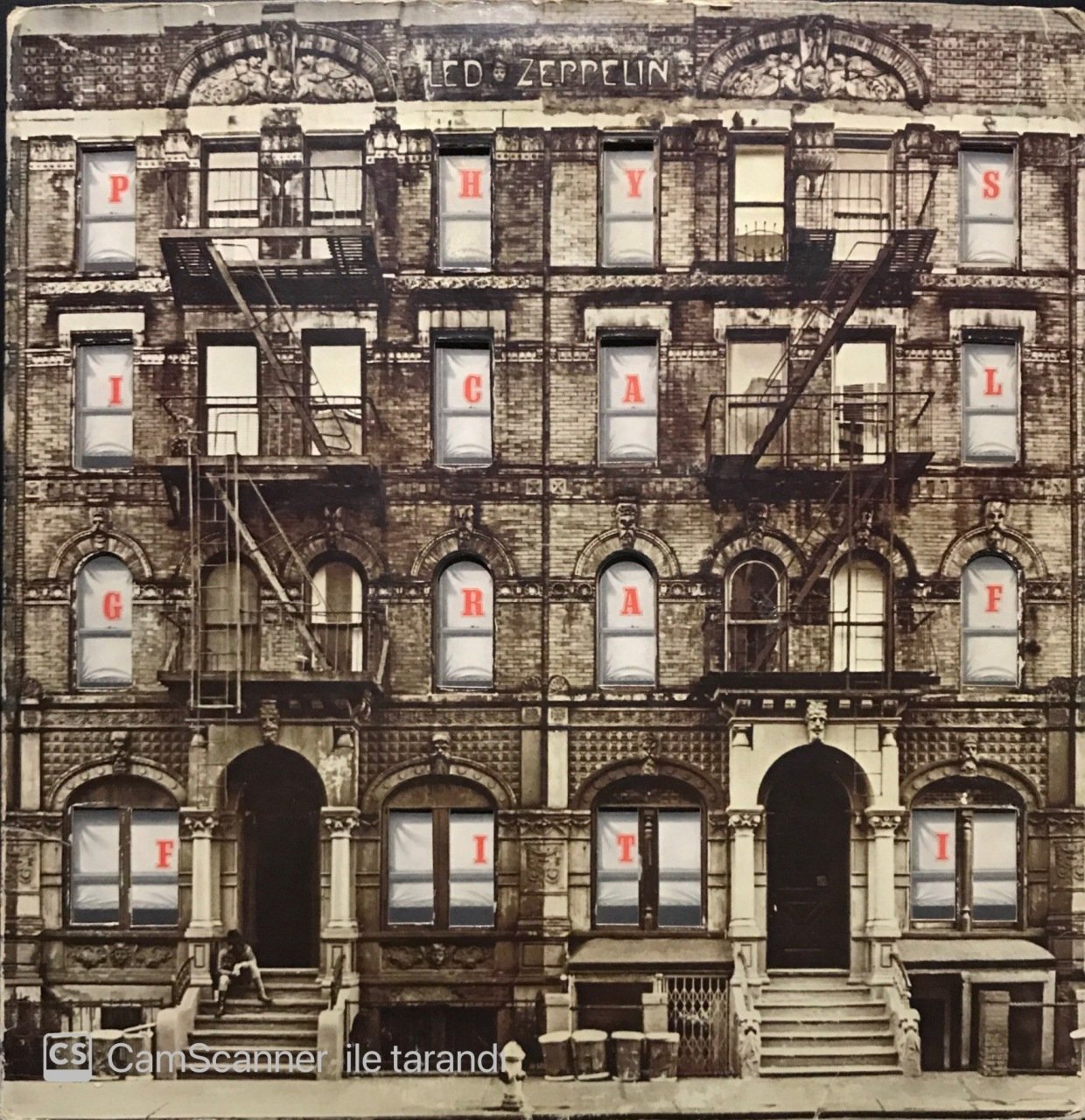 Led Zeppelin Physical Graffiti Double LP Plak