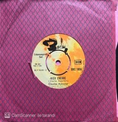 Charles Aznavour Hier Encore 45lik Plak