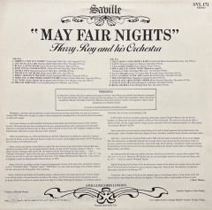 Harry Roy And His Orchestra May Fair Nights LP Plak