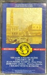 Vivaldi Six Concertos For Flute Op.10 Classic Kaset