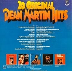 20 Original Dean Martin Hits LP Plak
