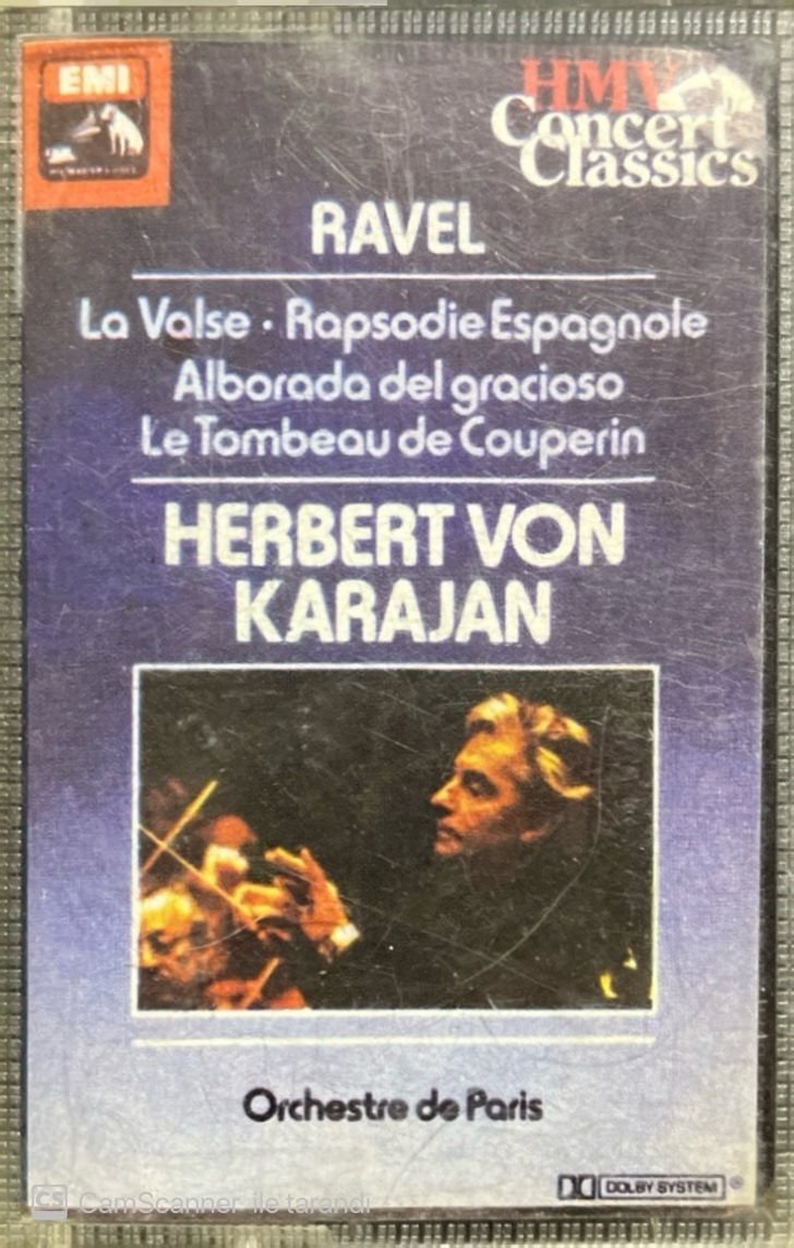 Herbert Von Karajan Ravel La Valse Classic Kaset