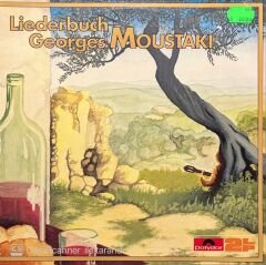 Georges Moustaki Liederbuch Double LP Plak