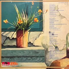 Georges Moustaki Liederbuch Double LP Plak