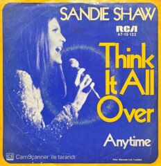 Sandie Shaw Think It All Over 45lik Plak