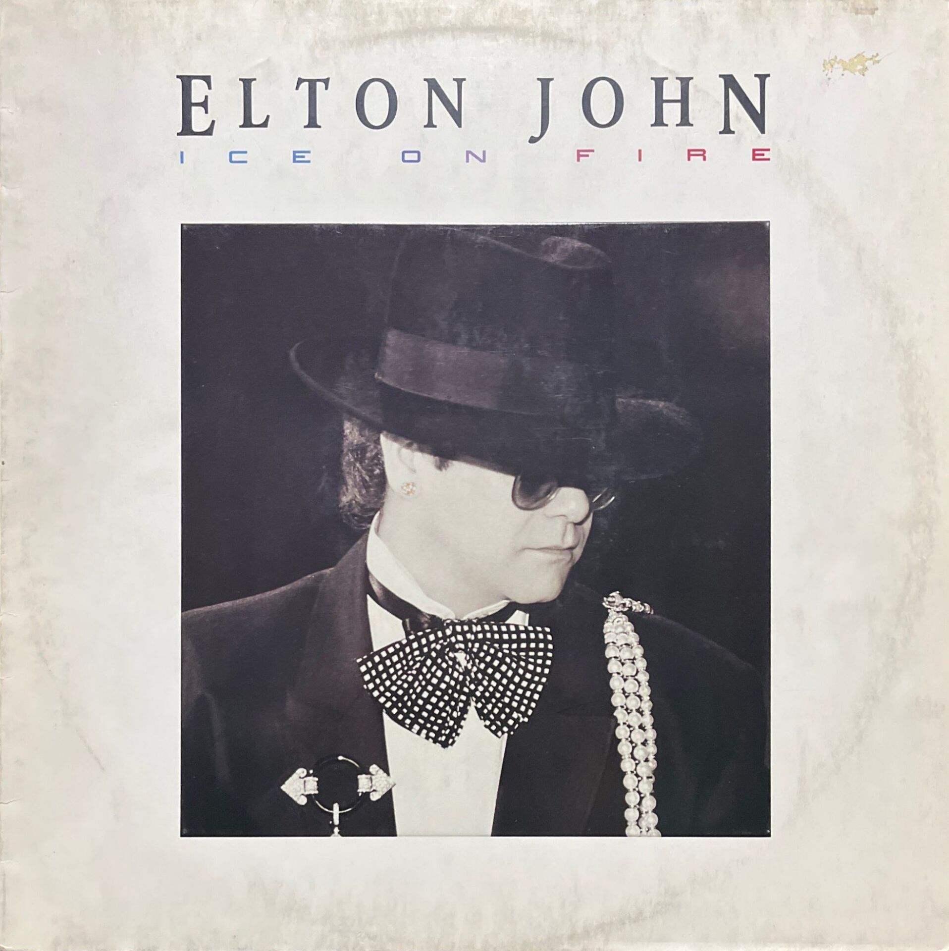 Elton John Ice On Fire LP Plak