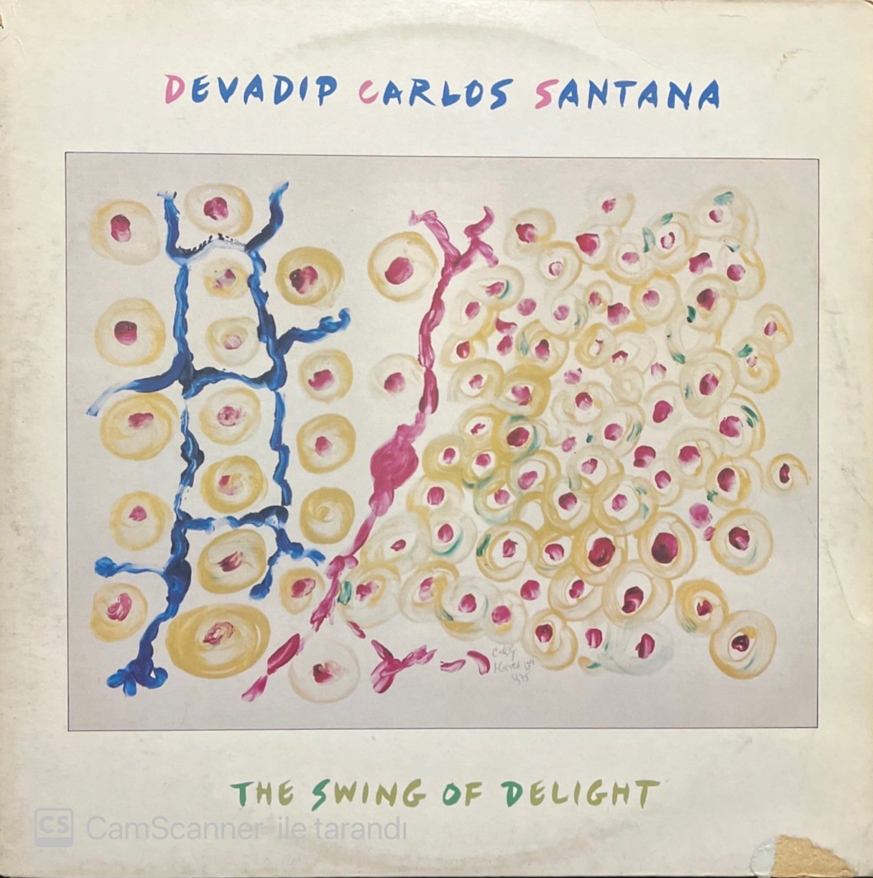 Devadip Carlos Santana The Swing Of Delight Double LP Plak