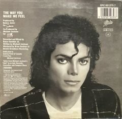Michael Jackson The Way You MAke Me Feel 45lik Plak