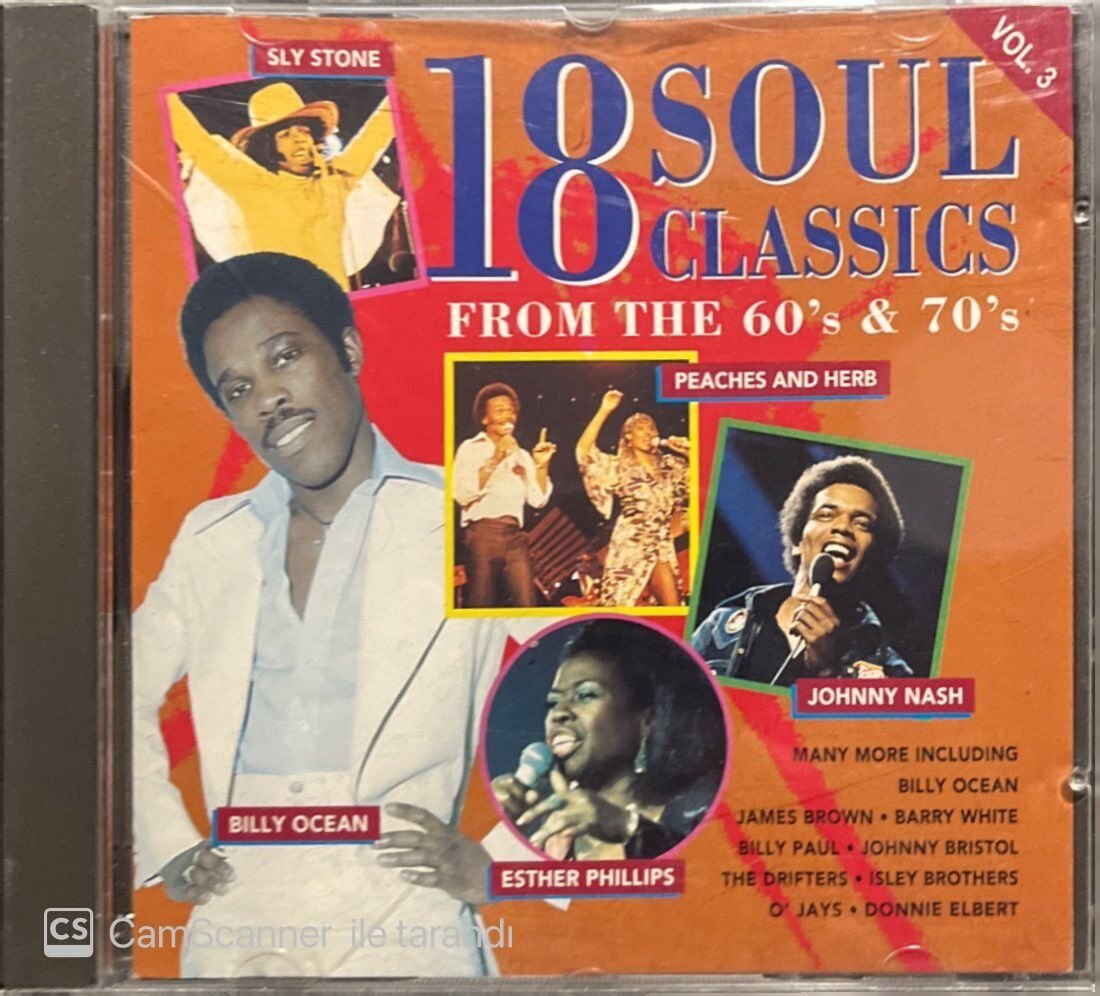 18 Soul Classics From The 60's & 70's Vol.3 CD