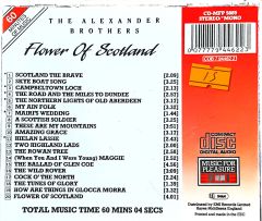 The Alexander Brothers Flower Of Scotland CD