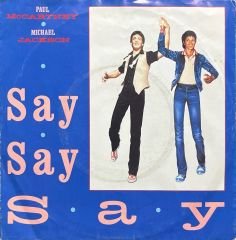 Paul McCartney Michael Jackson Say Say Say 45lik Plak