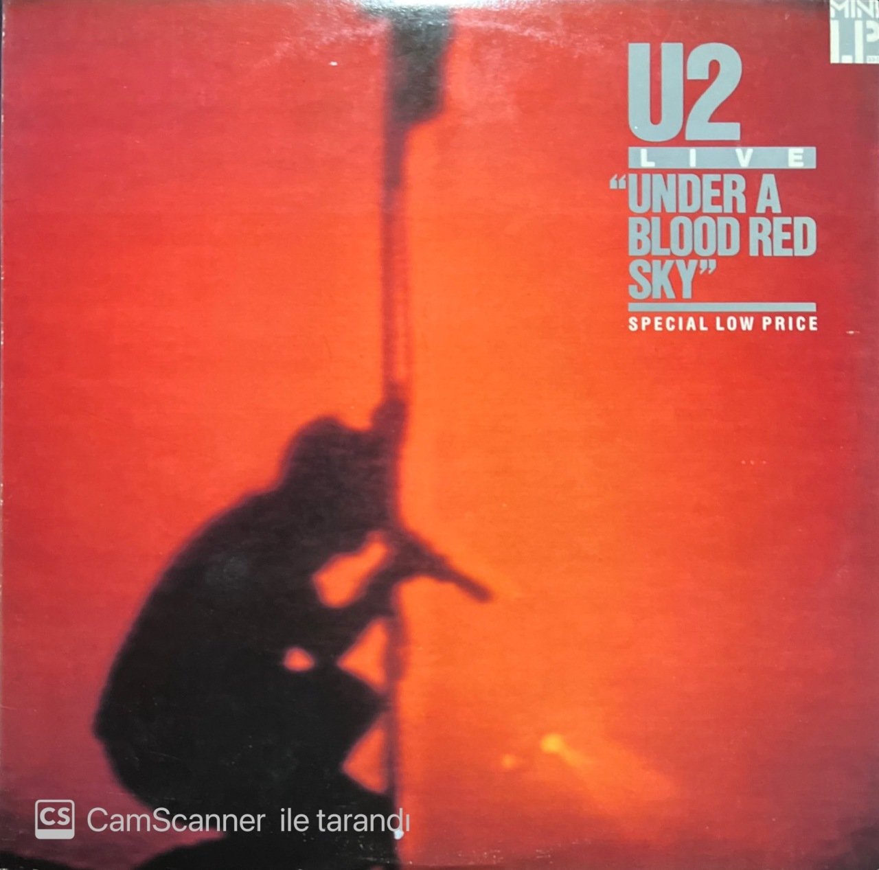 U2 Live Under A Blood Red Sky LP Plak