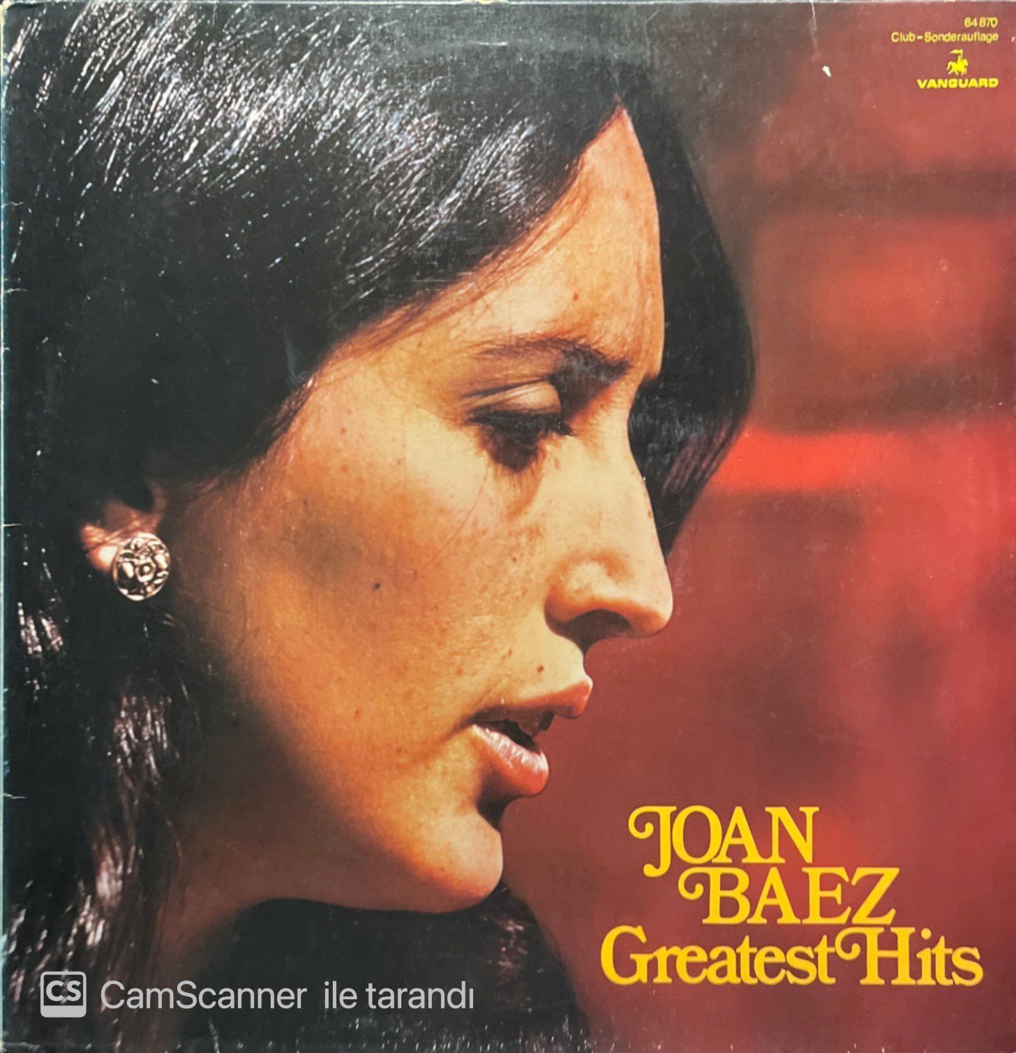 Joan Baez Greatest Hits LP Plak