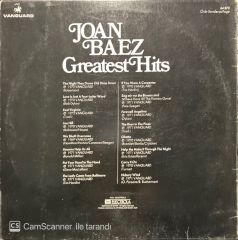 Joan Baez Greatest Hits LP Plak