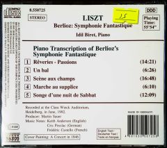 Liszt Berlioz: Symphonie Fantastigue CD