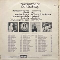The World Of Cat Stevens LP Plak